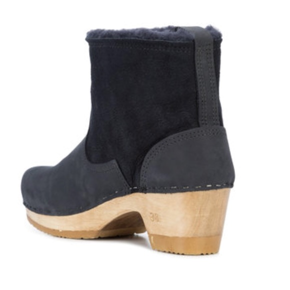 No. 6 Shearling Lined Clog Boots - Picture 3 of 10